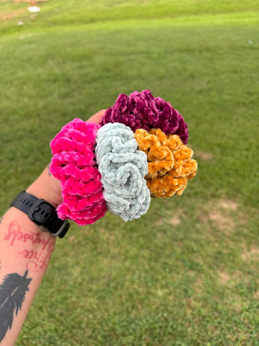 Velvet scrunchie